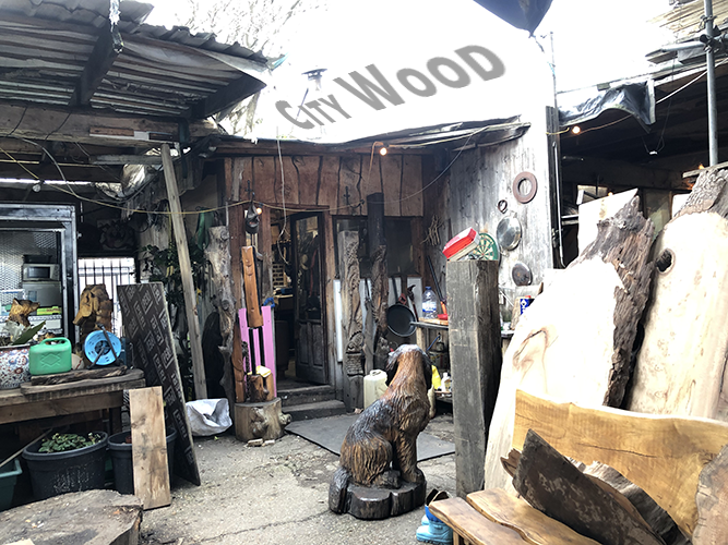 photo while looking for materials at City Wood